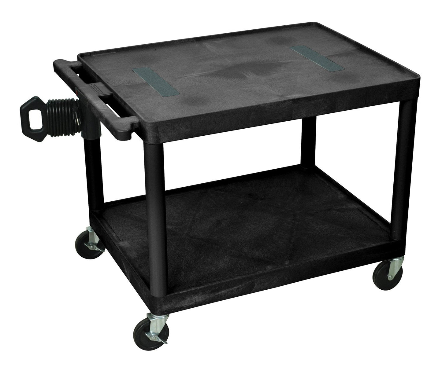 LUXOR LE27-B 27"H AV Cart - Two Shelves