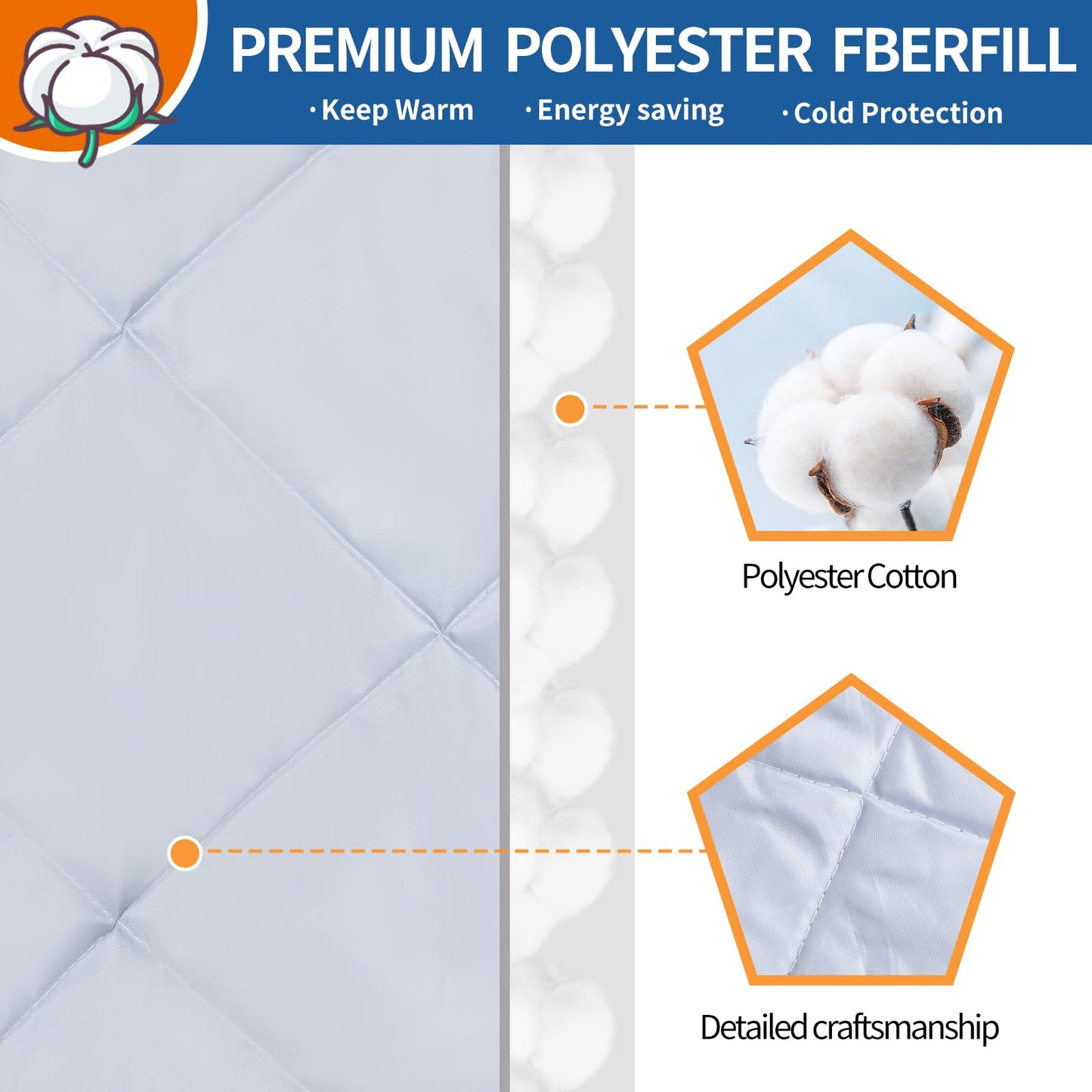 Magnetic Thermal Insulated Door Curtain with Detachable Visible Windows, Thicken Polyester Fiberfill & Durable Oxford Fabric, Hands Free Windproof Door Screen
