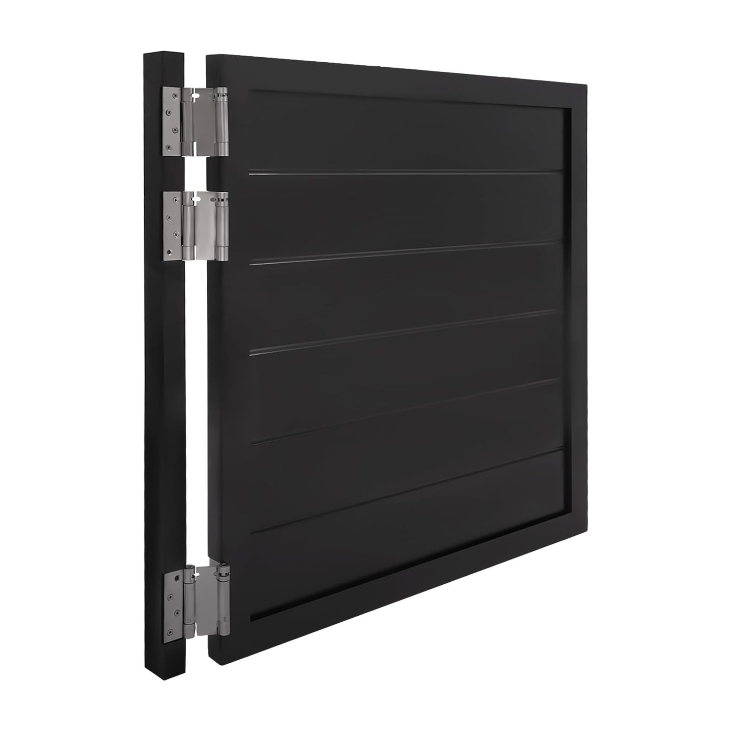 MOCHAG Swinging Doors Cafe Half Door, Solid Wood Saloon Partition Bar Freedom Single Dutch Door, 35.4x35.4in, Black
