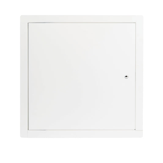 Linhdor Nova 8000 Fire Rated Access Door, 2 Hr Wall / 1 Hr Ceiling, Flush Steel Panel, UV & Salt Spray Rated, Insulated, Interior Latch, Commercial Grade Access Panel – Made in USA