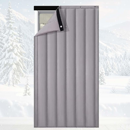 WWWHZGYS Thermal Insulated Door Curtain, Door Blanket for Winter,Sound Proofing Noise Reduction Waterproof Warm Living Room Patio Curtain, Oxford Fabric(W35.43*H82.68 in/90 * 210cm)