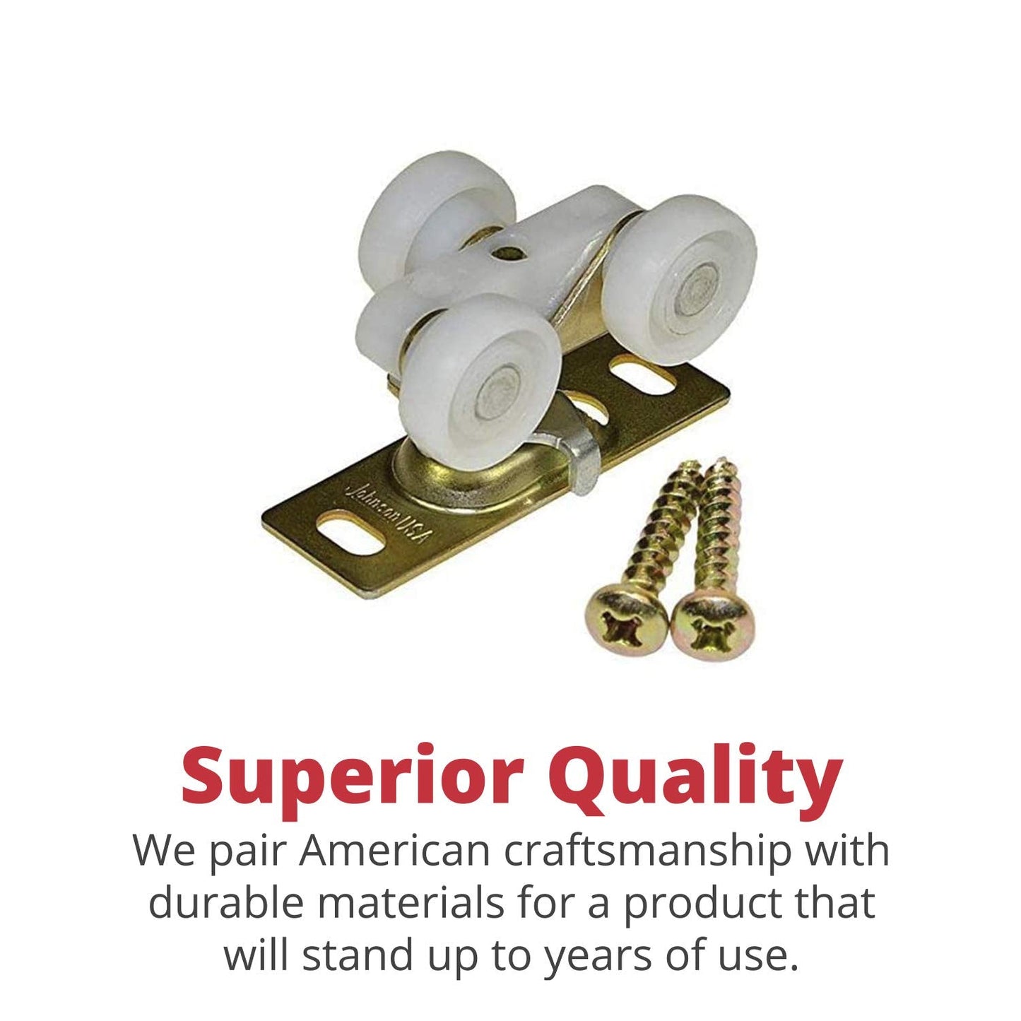 Johnson Hardware 100PD Commercial Grade Pocket/Sliding Door Hardware (60")