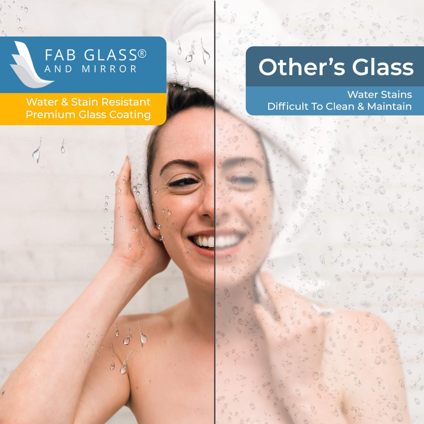 Murano Lux 56-60 inch W x 62 inch H Frameless Sliding Shower Door, Bathroom Glass Door 3/8" (9.5mm) Clear SGCC Tempered Glass, Stainless Steel Hardware, Chrome
