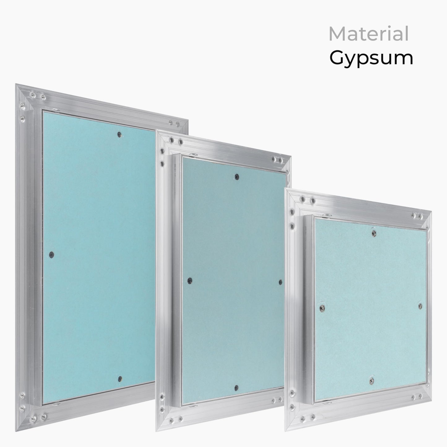 HVAC OV 20" x 20" Drywall Access Panel – Waterproof Aluminum Frame Gypsum Hatch – Wall & Ceiling Inspection Door – Easy Install Removable Cover for Plumbing Electrical Utility & Ventilation Access