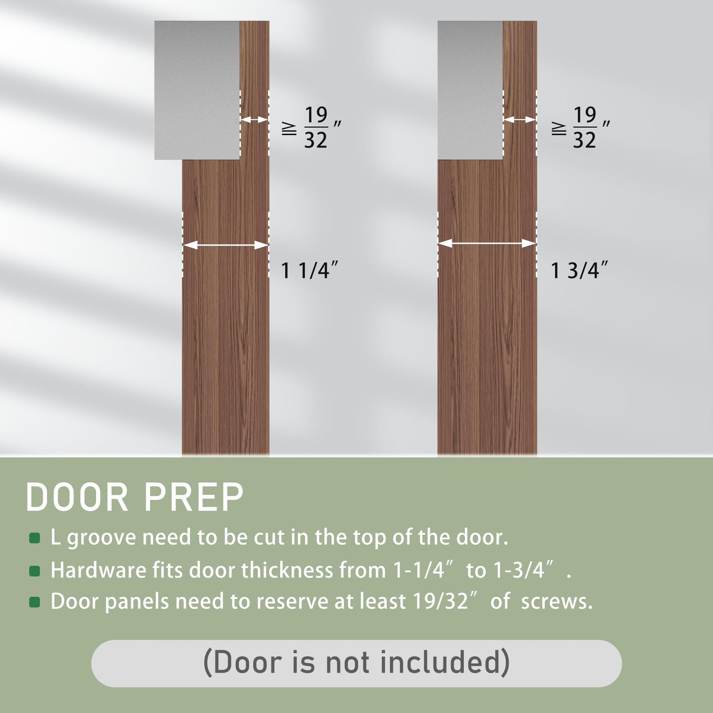 SongYung 48” Concealed Barn Door Hardware Kit with Soft Close Mechanism,Invisible Wall Mount Aluminum Track, Hidden Barn Door Hardware Kit for Door Opening Width 40" to 44"(Door not Included)