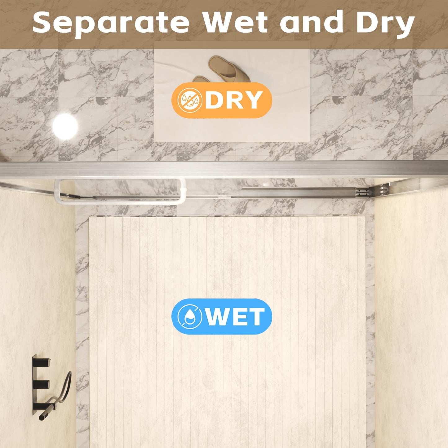 Favfurish 56-60"x 72" Shower Door,Aluminum Frame Double Sliding Shower Doors with 1/4 (6 mm) Tempered SCGG Glass,Explosion Proof Film,Stainless Steel Handle,2 inch Adjustment,Brushed Nickel