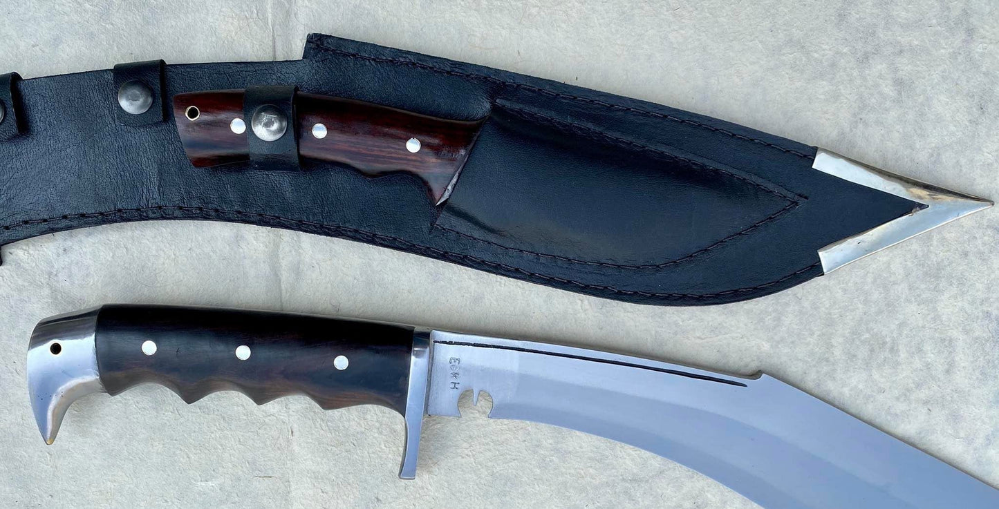 EGKH 16" Blade American Eagle EUK Kukri - High Carbon Steel Khukuri or Khukris Knife - Handmade in Nepal