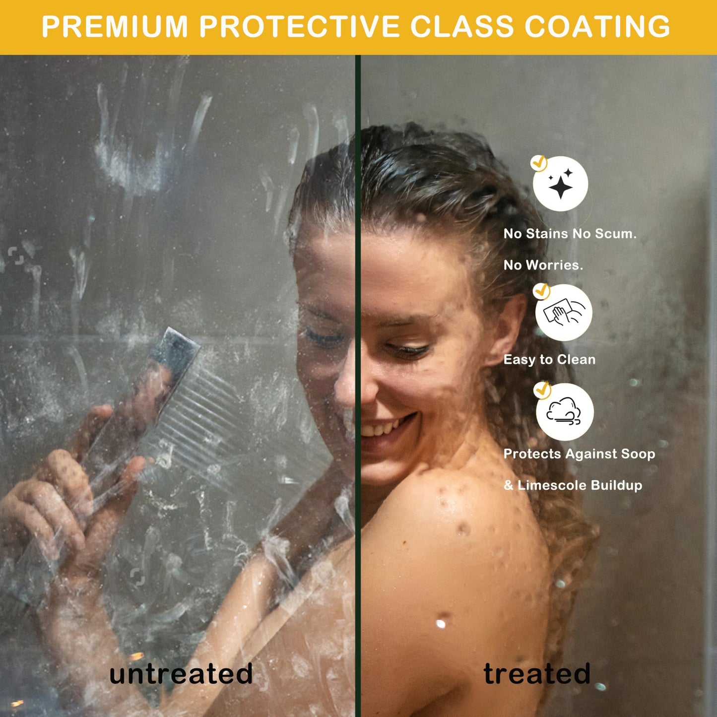 Shower Doors Glass Sliding 56-60 Inch W× 59 Inch H Matte Black Frame Sliding Glass Door for Bathtub, 6mm Tempered Glass Panels, Compact Shower Enclosure for Urban Bathroom Projects