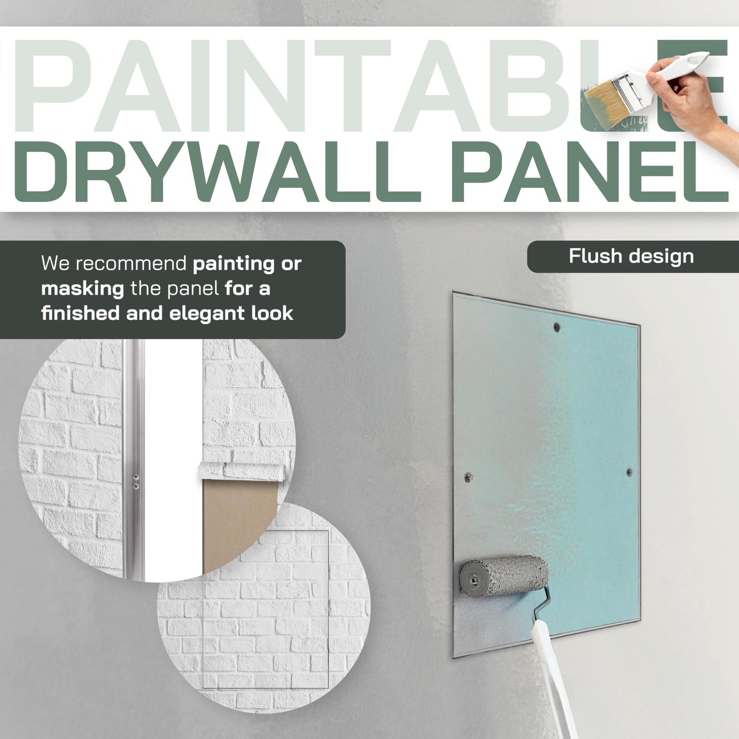 Vent Systems 20" x 24" Inch Access Panel - Drywall, Wall, Electrical, Plumbing Cover Plate - Ceiling, Wall Mount Drywall Access Panel - Metal Crawl Space Door for Home, Garage, Basement, Attic