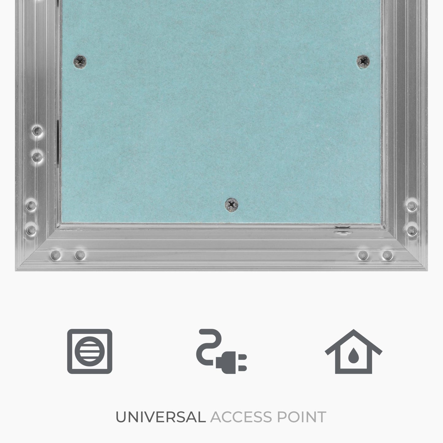 HVAC OV 20" x 20" Drywall Access Panel – Waterproof Aluminum Frame Gypsum Hatch – Wall & Ceiling Inspection Door – Easy Install Removable Cover for Plumbing Electrical Utility & Ventilation Access