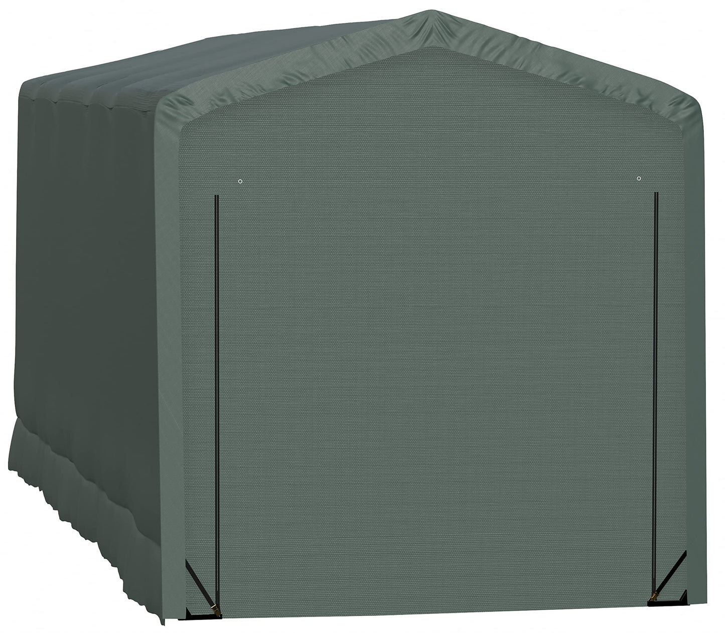 ShelterLogic ShelterTube Garage & Storage Shelter, 14' x 36' x 16' Heavy-Duty Steel Frame Wind and Snow-Load Rated Enclosure, Green